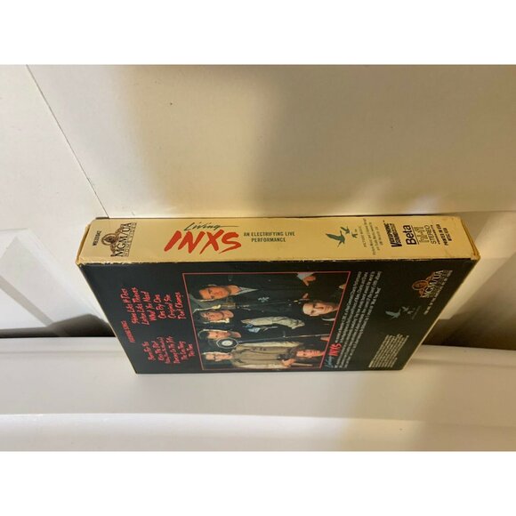 Inxs Living Inxs Live Performance Beta Betamax Video Tape Not Vhs Rare - Picture 7 of 9